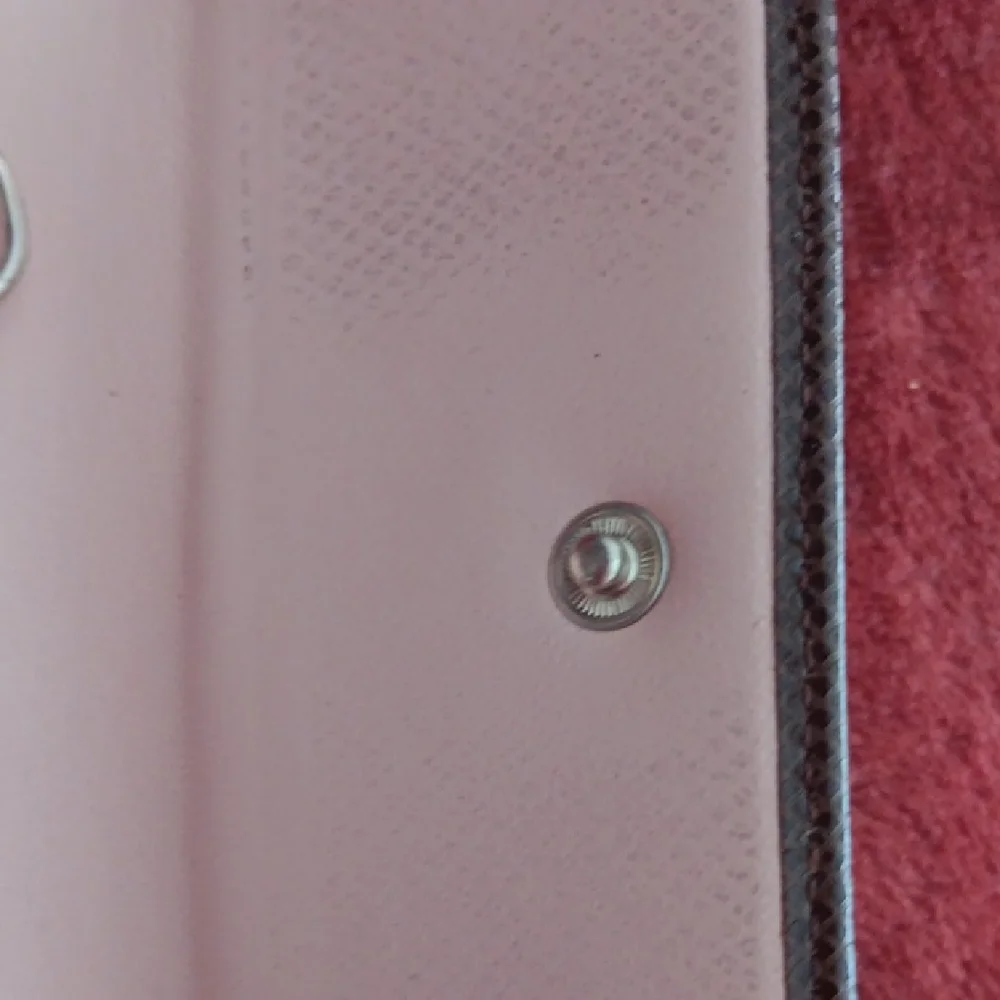 Mont Blanc Textured Brown Key Wallet EUC